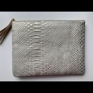 Stella & Dot | All In One Pouch - Ivory Exotic